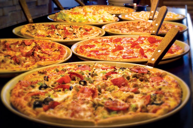 Pizza $ Salad Lunch  Buffet -------- $ 9.95
