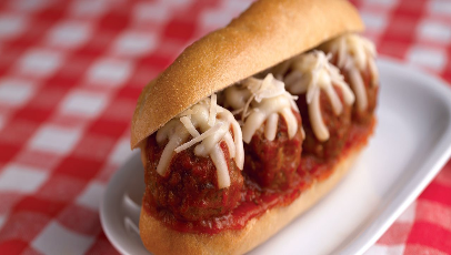 Meatball Parmigiana ------------- $ 8.95